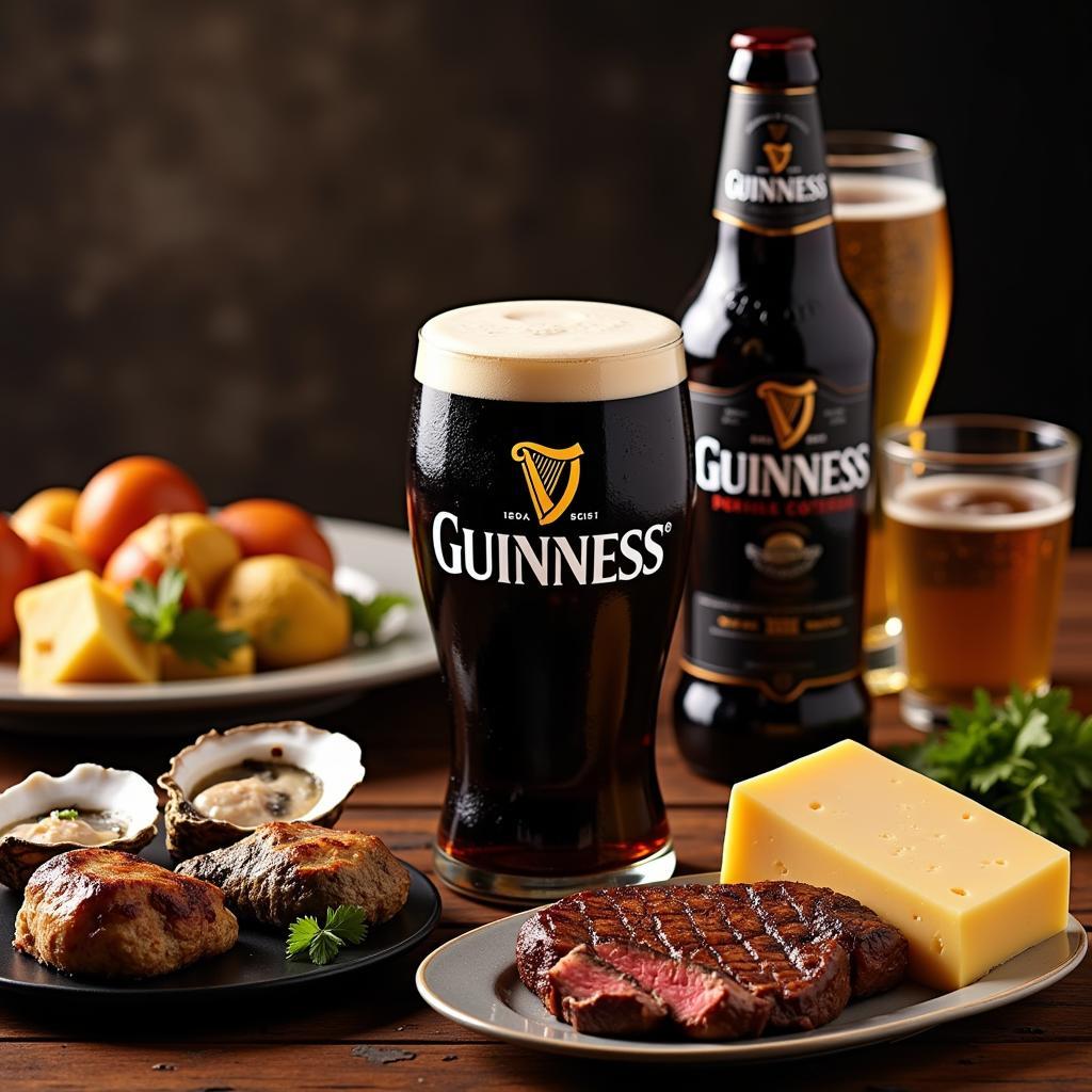 Kết hợp Guinness với món ăn