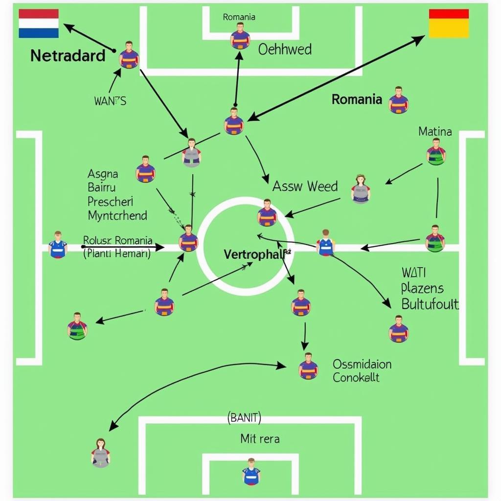 Chiến thuật Hà Lan vs Romania