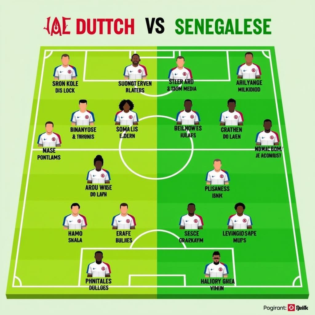 So sánh lực lượng Hà Lan vs Senegal