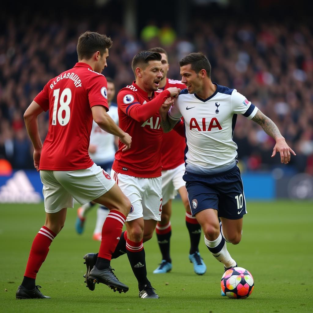 Highlight MC vs Tottenham: Trận đấu kinh điển