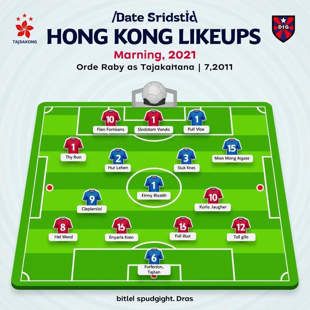 Đội hình ra sân dự kiến Hong Kong vs Tajikistan