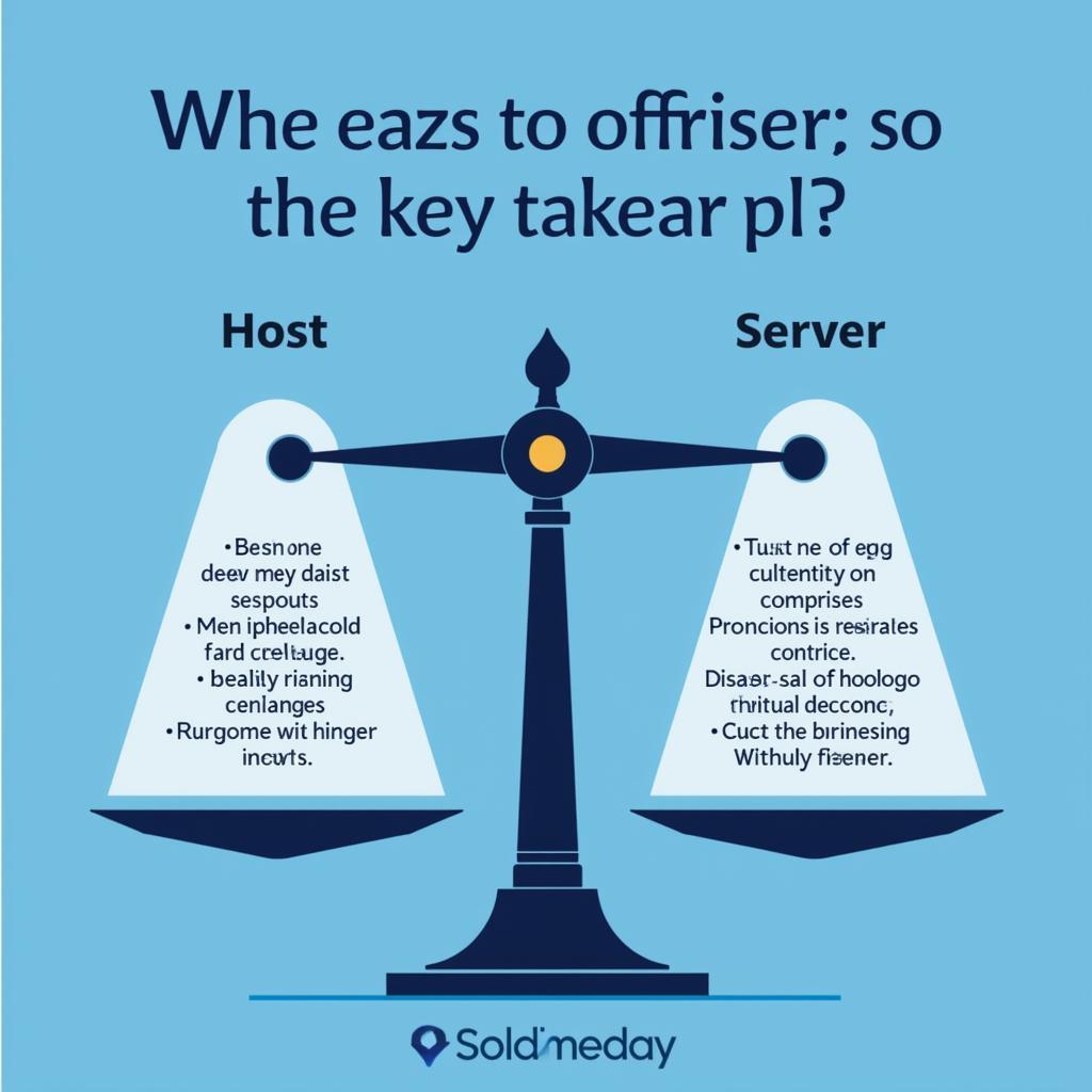 Host vs Server: Kết luận