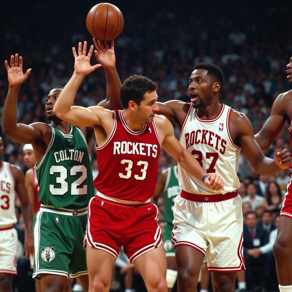 Trận đấu kinh điển giữa Houston và Celtics