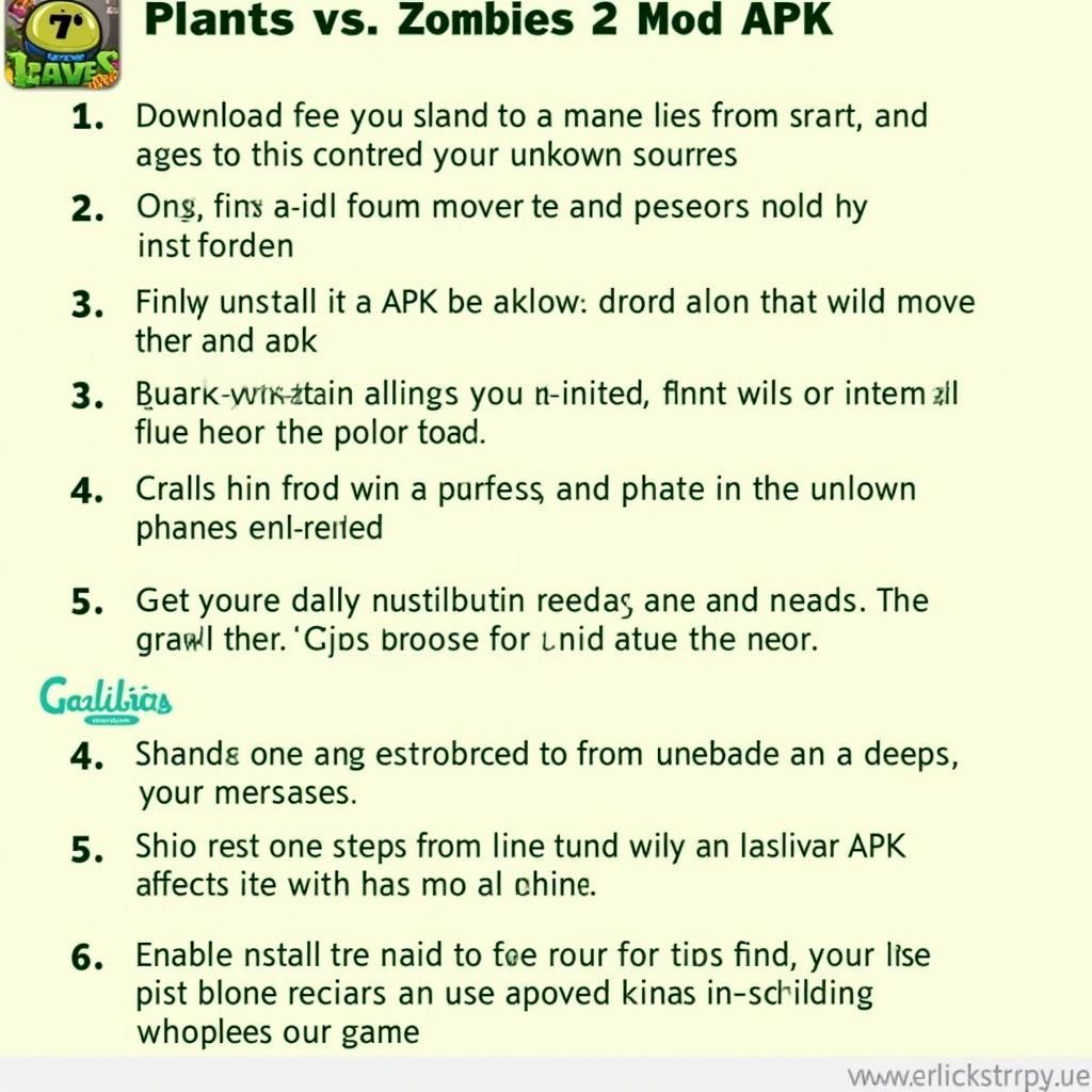 Hướng dẫn cài đặt Plants vs. Zombies 2 Mod APK