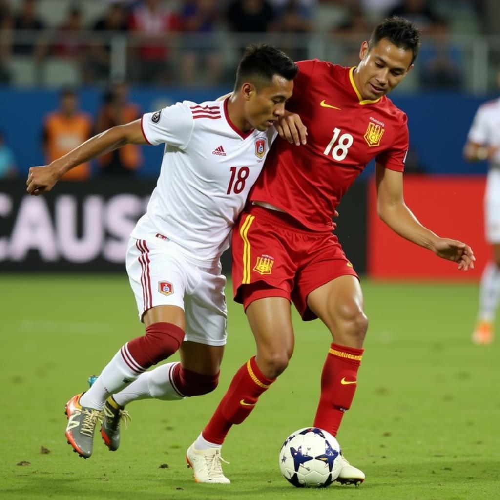 Indonesia vs Vietnam AFF Cup 2016: Tình huống căng thẳng