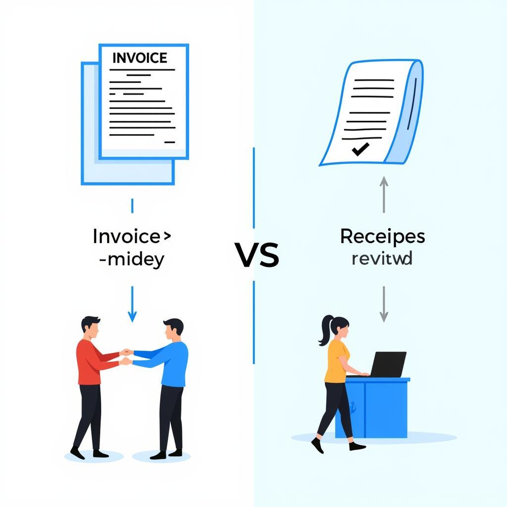 Khi nào sử dụng Invoice và Receipt