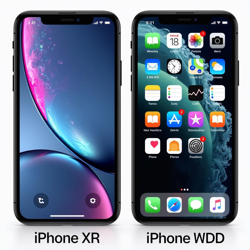 So sánh màn hình iPhone XR và XS