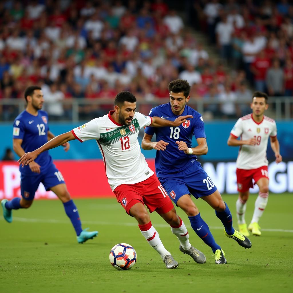 Iran vs Hàn Quốc: Trận đấu kịch tính