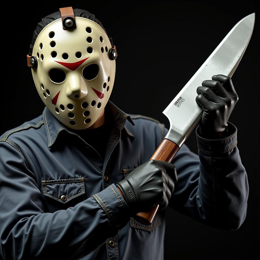 Jason Voorhees với cây mã tấu