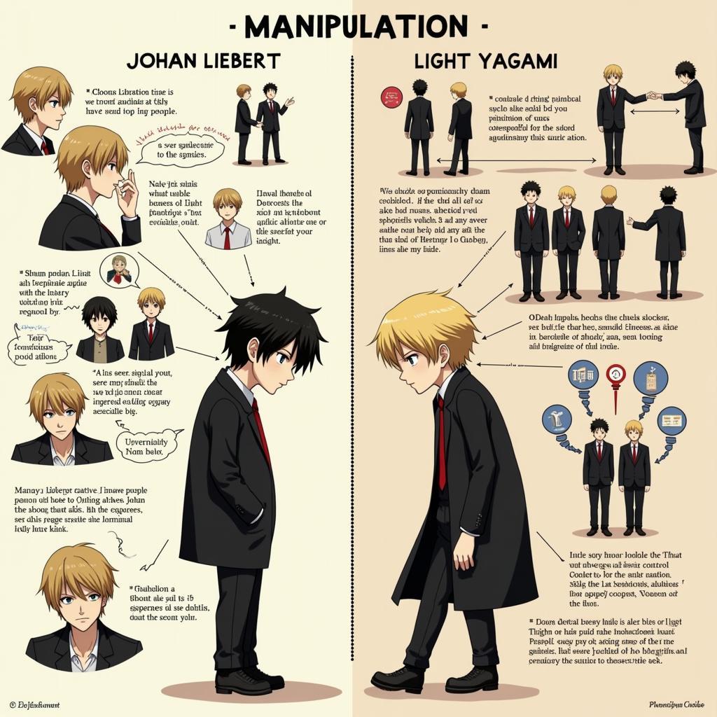 Johan Liebert và Light Yagami: Kỹ năng thao túng