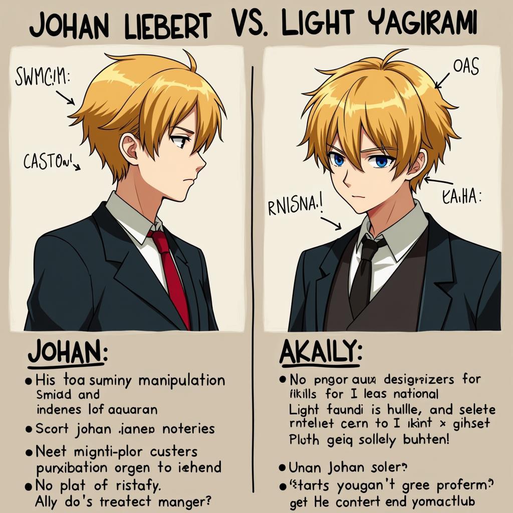 Johan Liebert và Light Yagami: So sánh trí tuệ