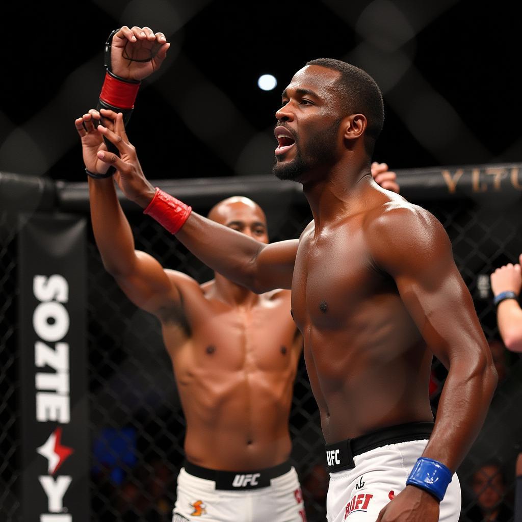 Jon Jones chiến thắng Stephan Bonnar tại UFC 116