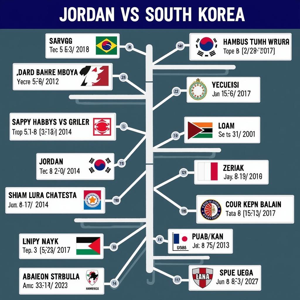 Lịch sử đối đầu giữa Jordan và Hàn Quốc