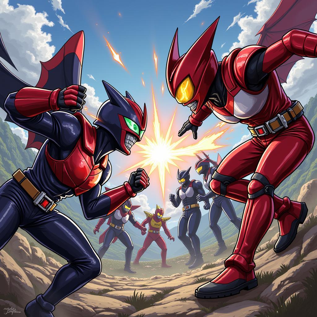 Kamen Rider vs Gokaiger Đối Đầu