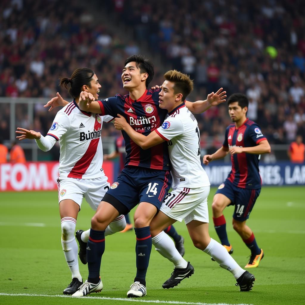 Cuộc đối đầu kịch tính giữa Kashima Antlers và Yokohama F. Marinos