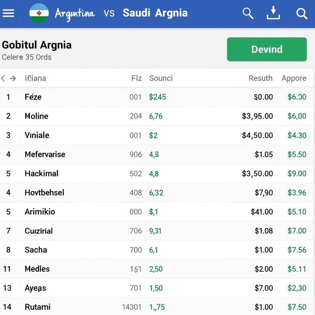 Tỷ lệ kèo Argentina vs Saudi Arabia trước trận đấu