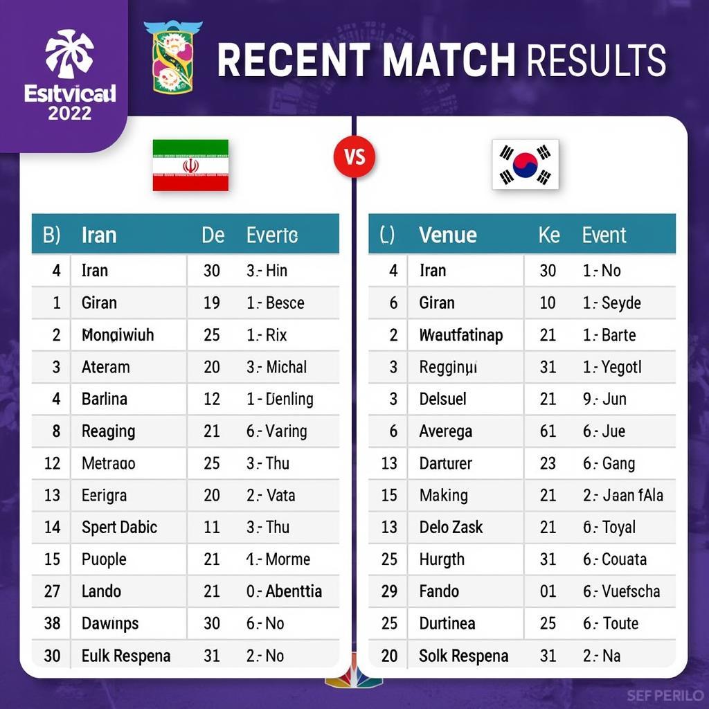 Kết quả Iran vs Hàn Quốc gần đây