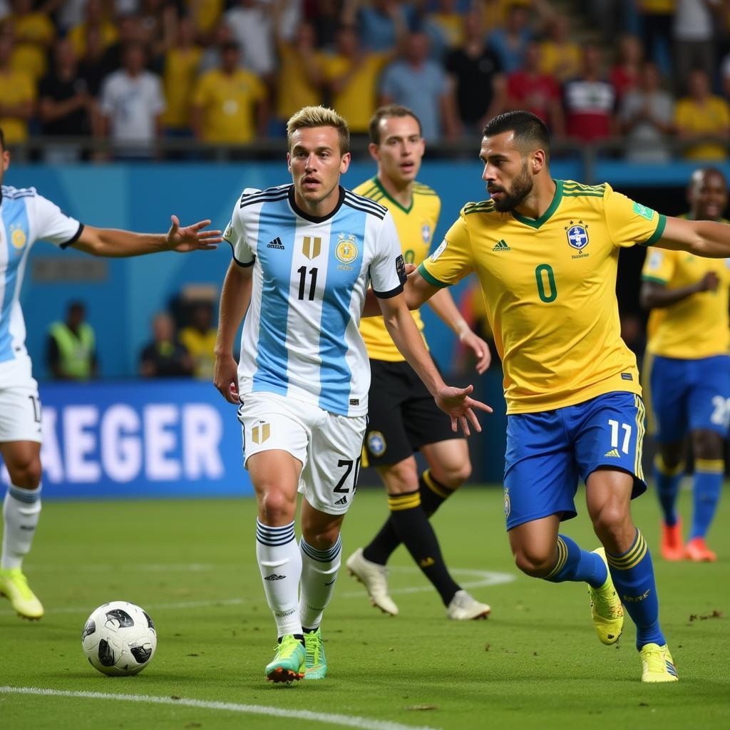 Kết quả trận đấu Argentina vs Brazil gần đây nhất