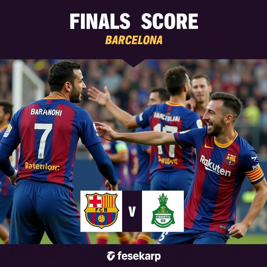 Kết quả trận đấu Barça vs Betis