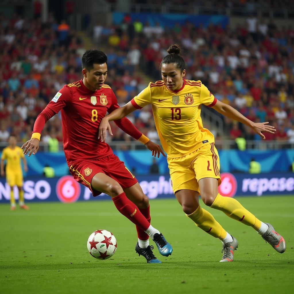 Diễn biến trận đấu Việt Nam vs Kyrgyzstan