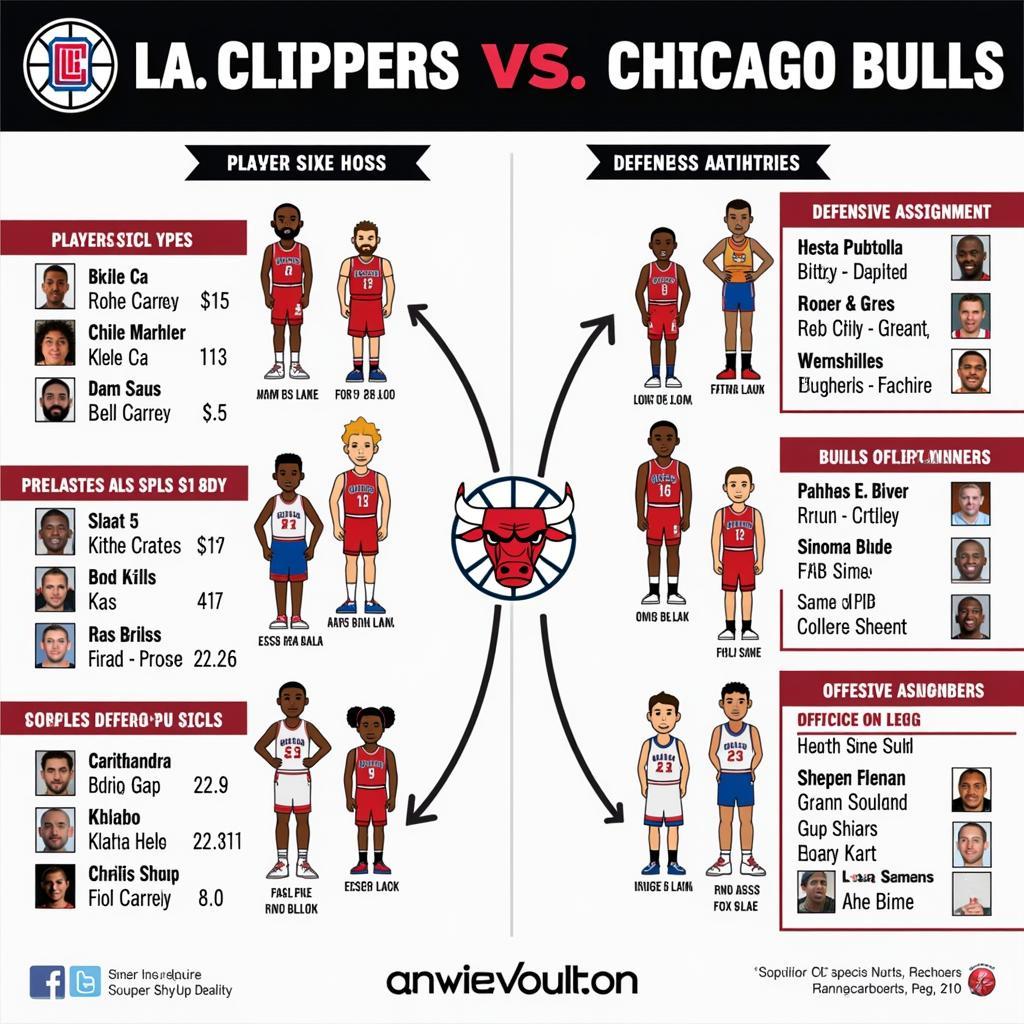 Key Player Matchups: LA Clippers vs Chicago Bulls