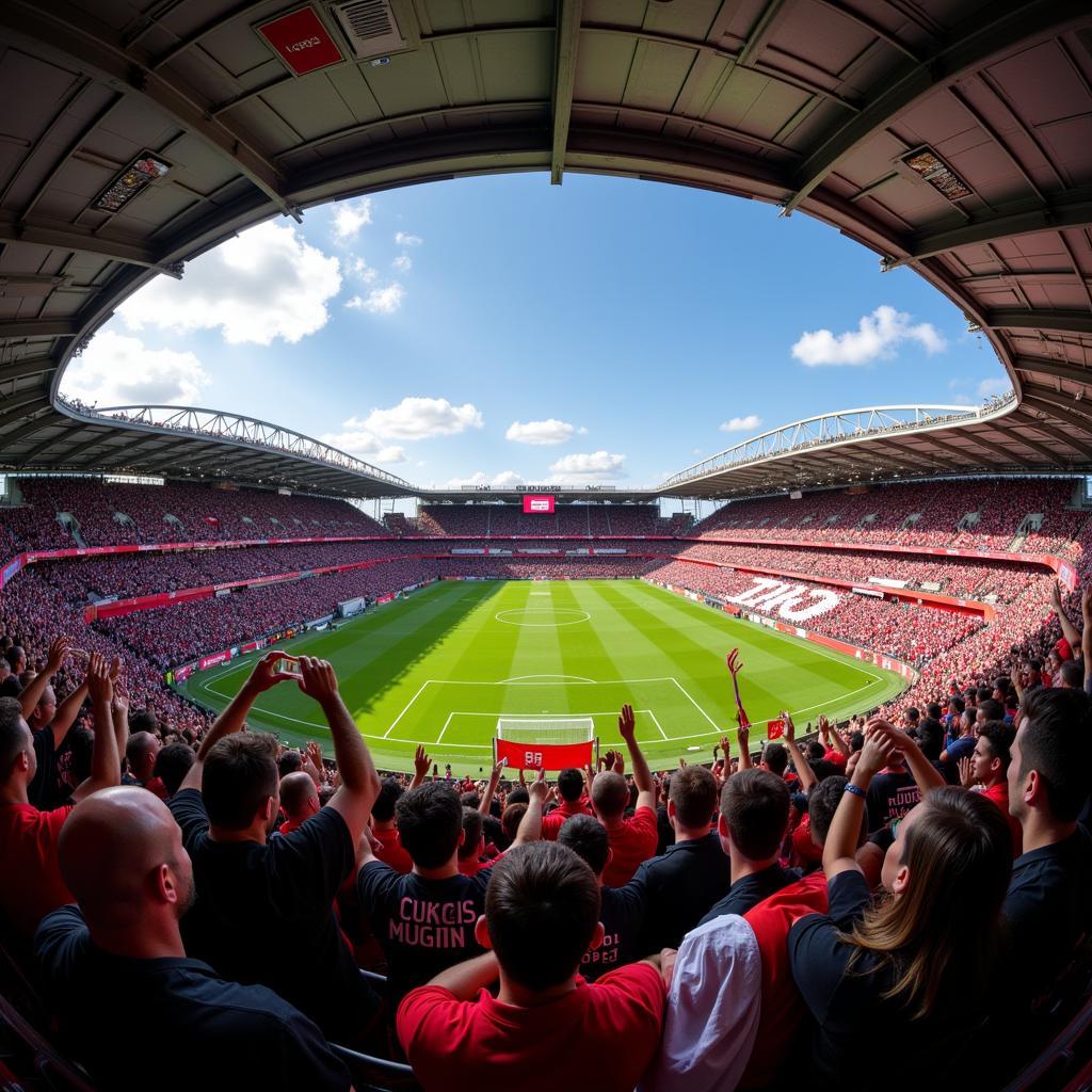 Khán giả cổ vũ Bayern Munich vs Chicago Fire