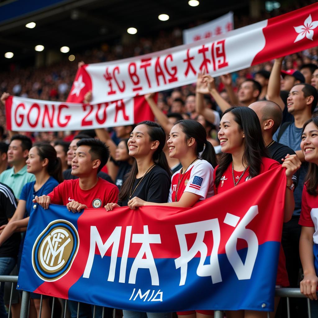 Khán giả háo hức chờ đợi trận đấu Hong Kong vs Inter Miami