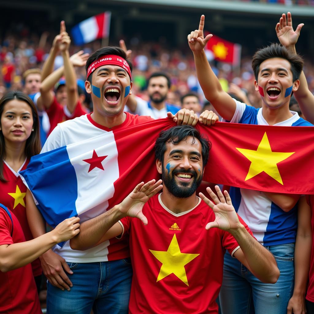 Cổ động viên Panama vs Vietnam