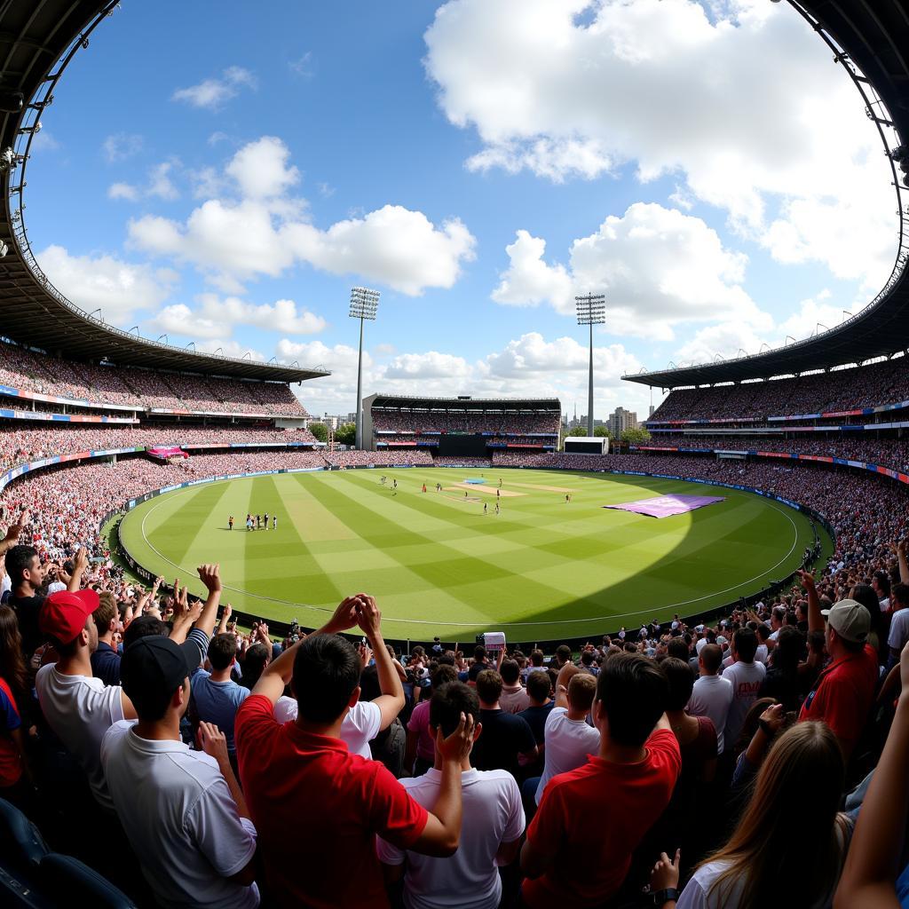 Khán giả sôi động trận MU vs Melbourne