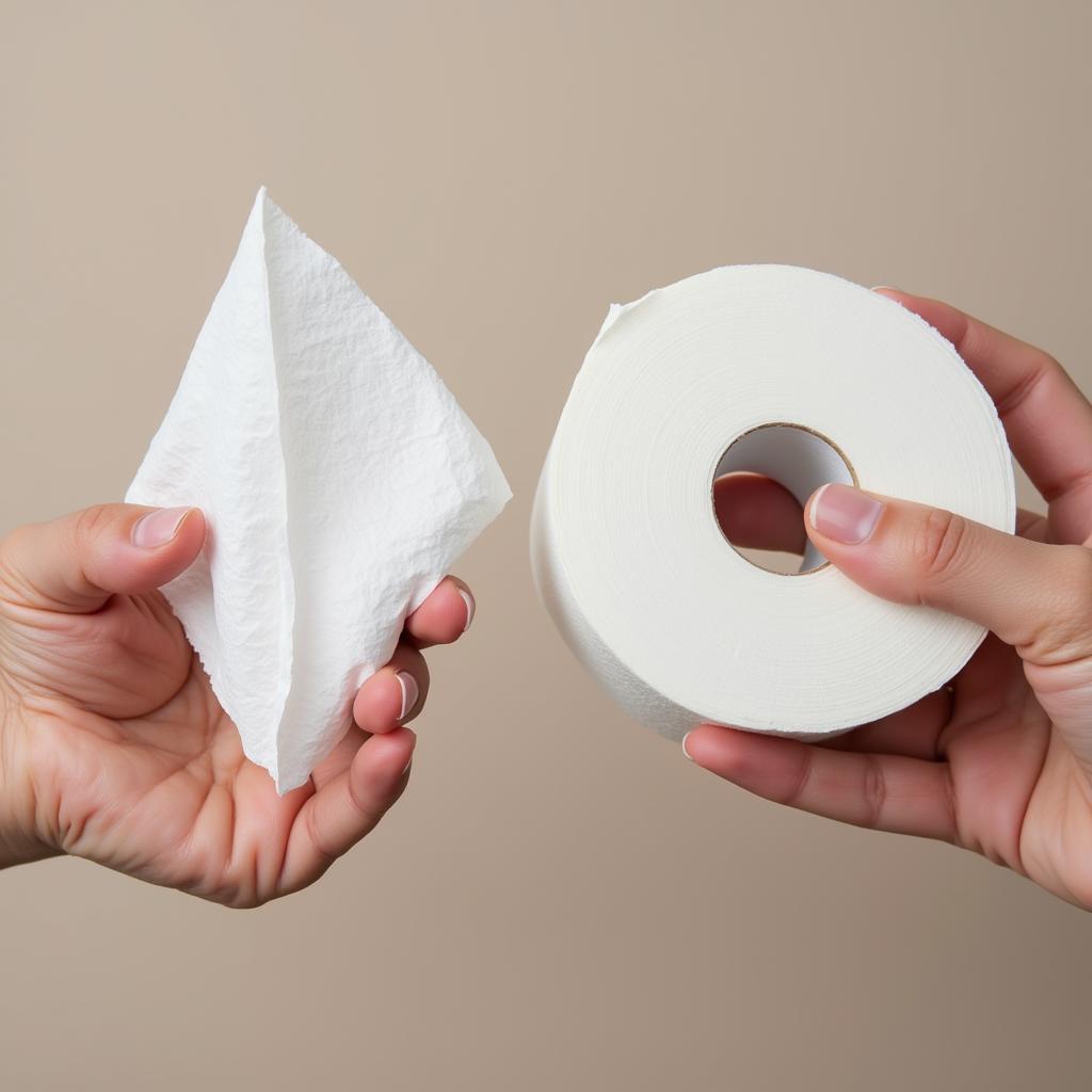 Facial Tissue vs. Toilet Paper: A Texture Comparison