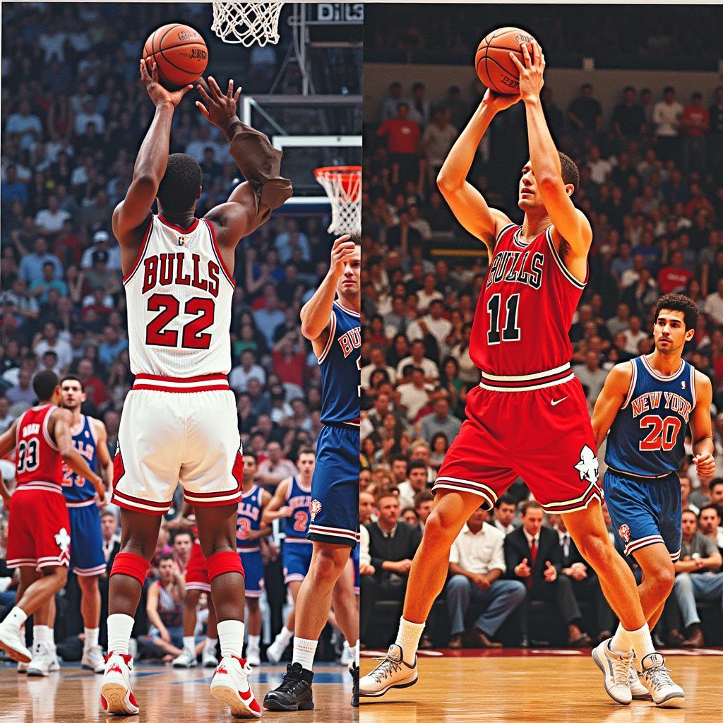 Những khoảnh khắc đáng nhớ trong các trận đấu giữa Bulls và Knicks