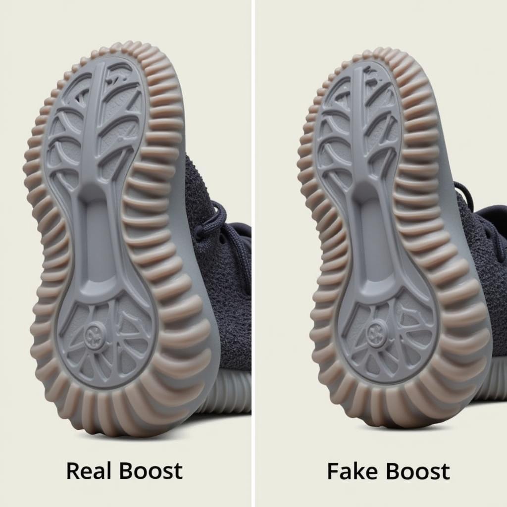 Kiểm tra boost Yeezy Beluga real vs fake