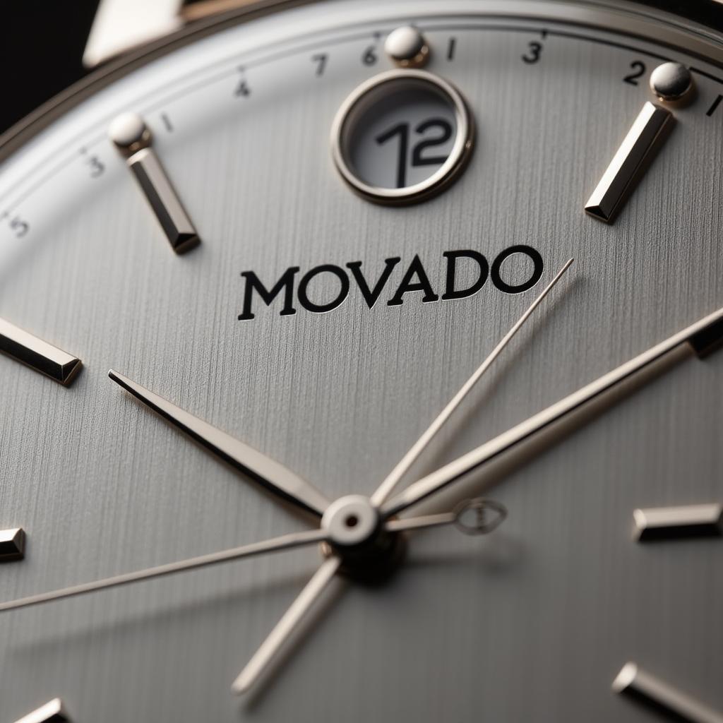 Kiểm tra mặt đồng hồ Movado thật giả