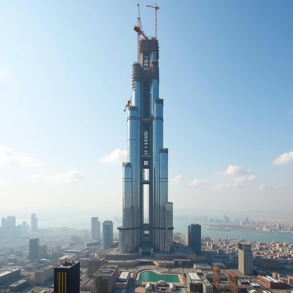 Kingdom Tower vươn lên bầu trời