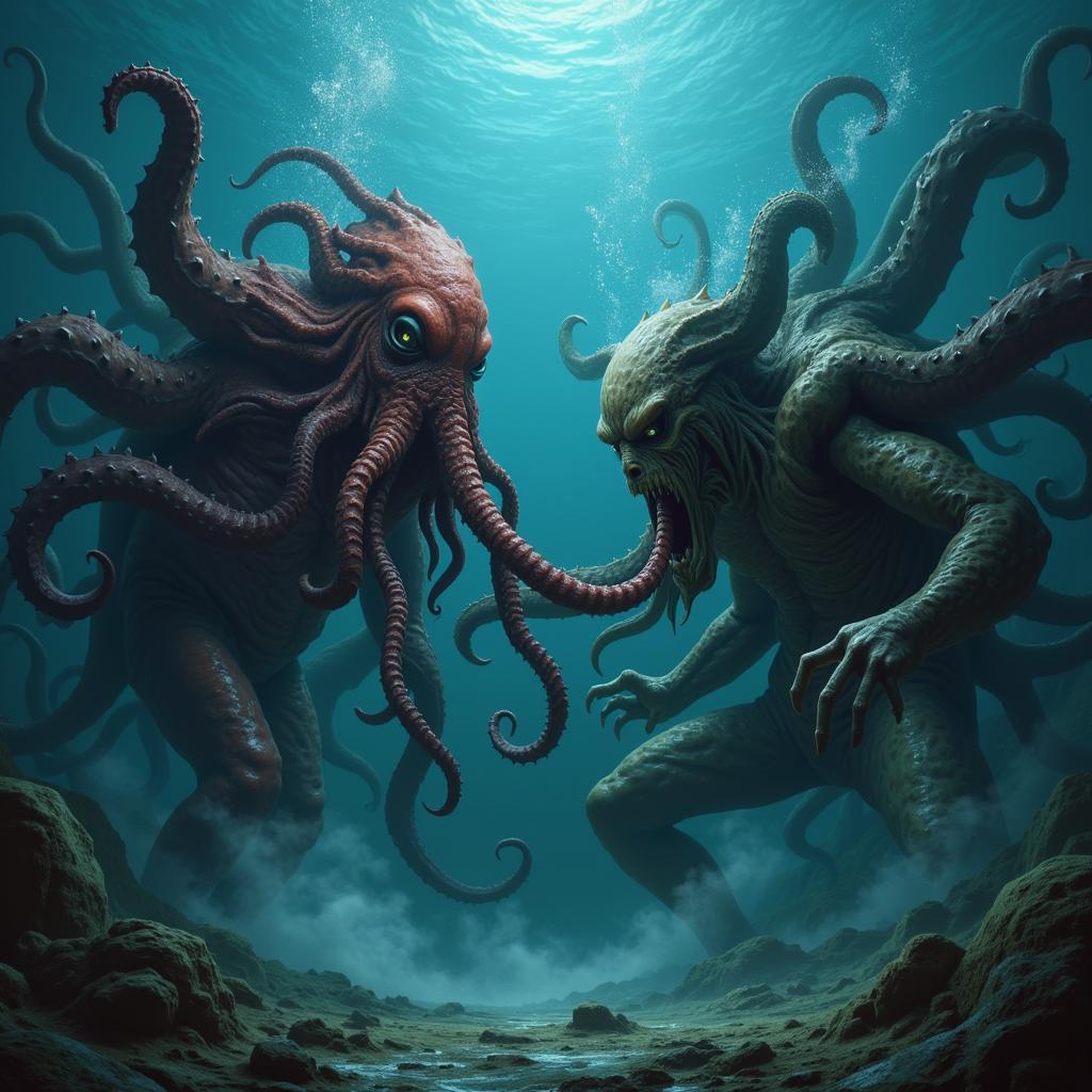 Kraken vs Cthulhu: Cuộc đối đầu