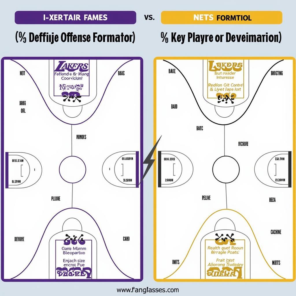 Lakers vs Nets: So sánh chiến thuật