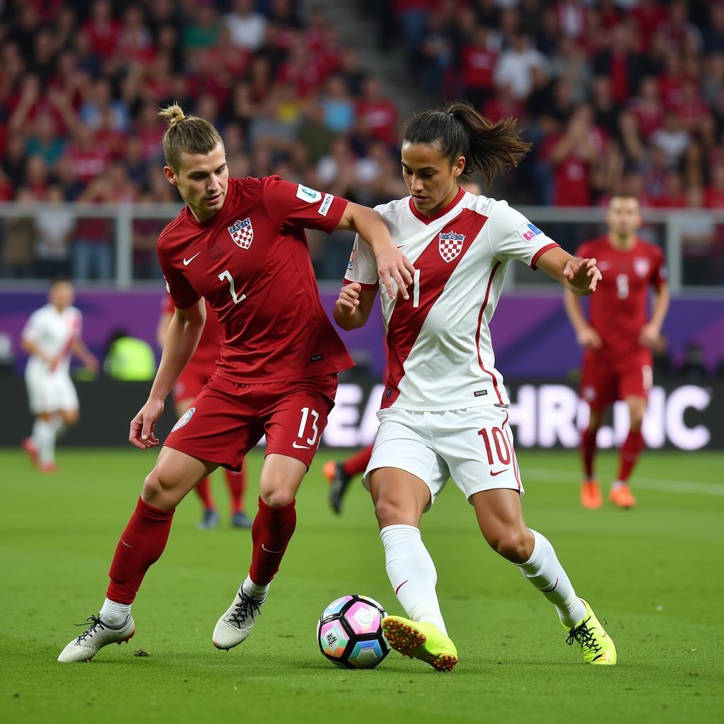 Latvia vs Croatia: Đối đầu kịch tính trên sân cỏ