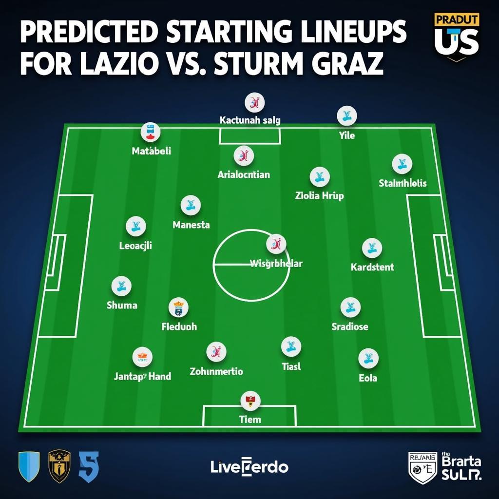 Đội hình ra sân dự kiến Lazio vs Sturm Graz