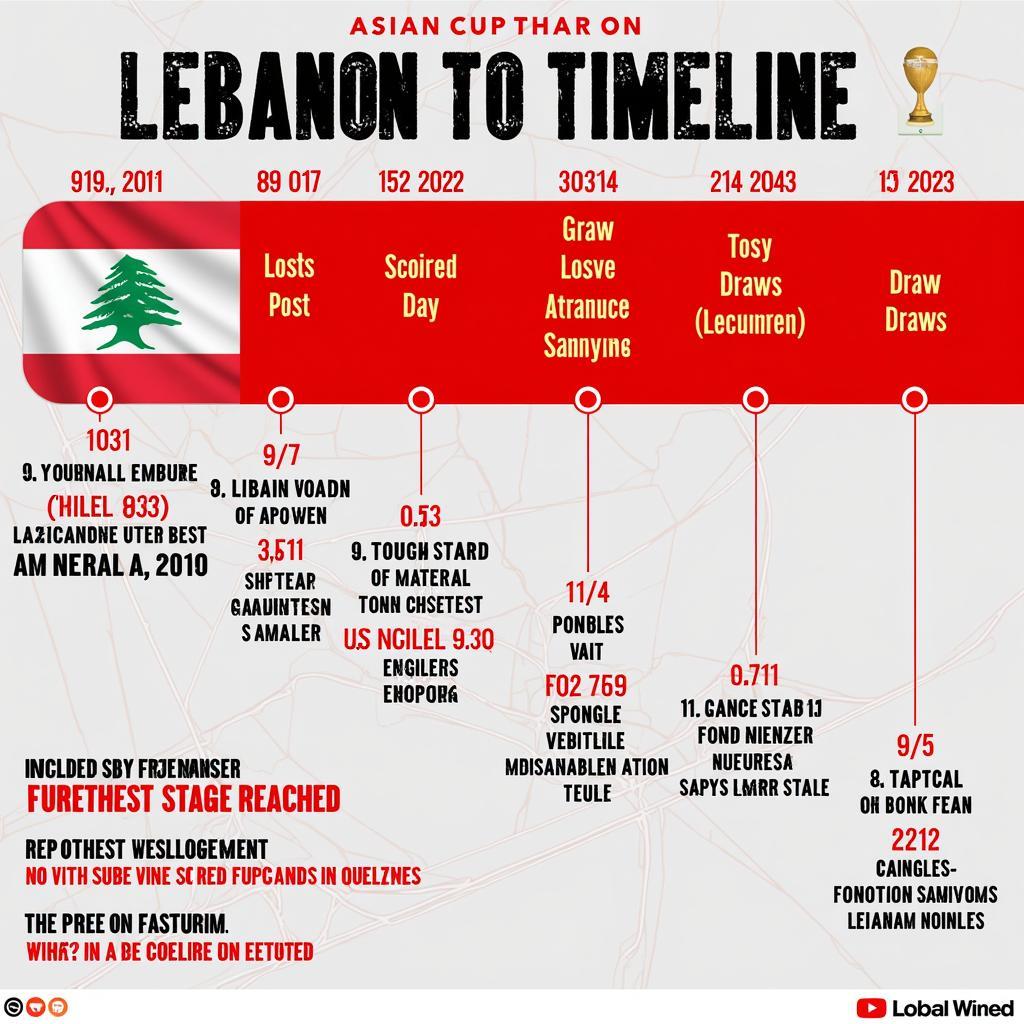 Lebanon's Asian Cup Journey Through the Years