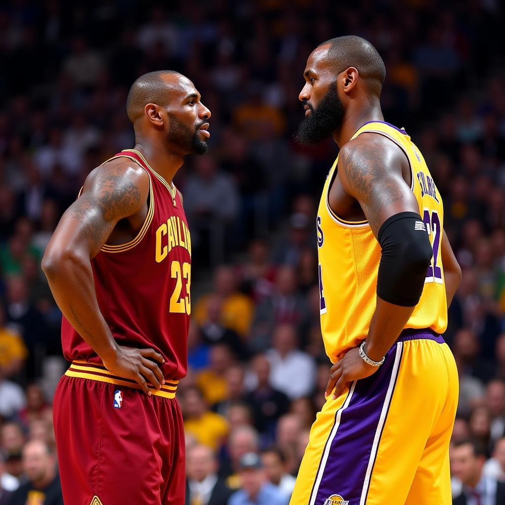 LeBron James vs Kobe Bryant: Cuộc đối đầu huyền thoại