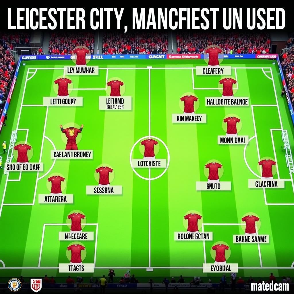 Leicester City vs Man United Đội Hình