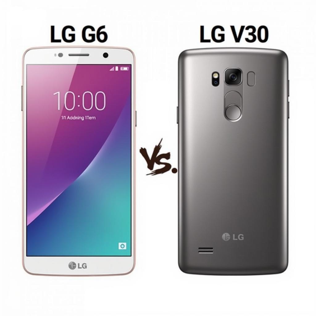 So sánh thiết kế LG G6 và LG V30