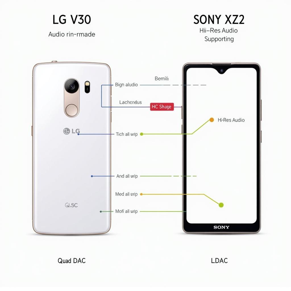 LG V30 và Sony XZ2 công nghệ âm thanh