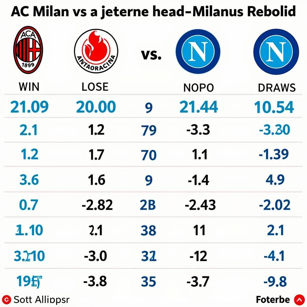 Lịch sử đối đầu giữa AC Milan và Napoli