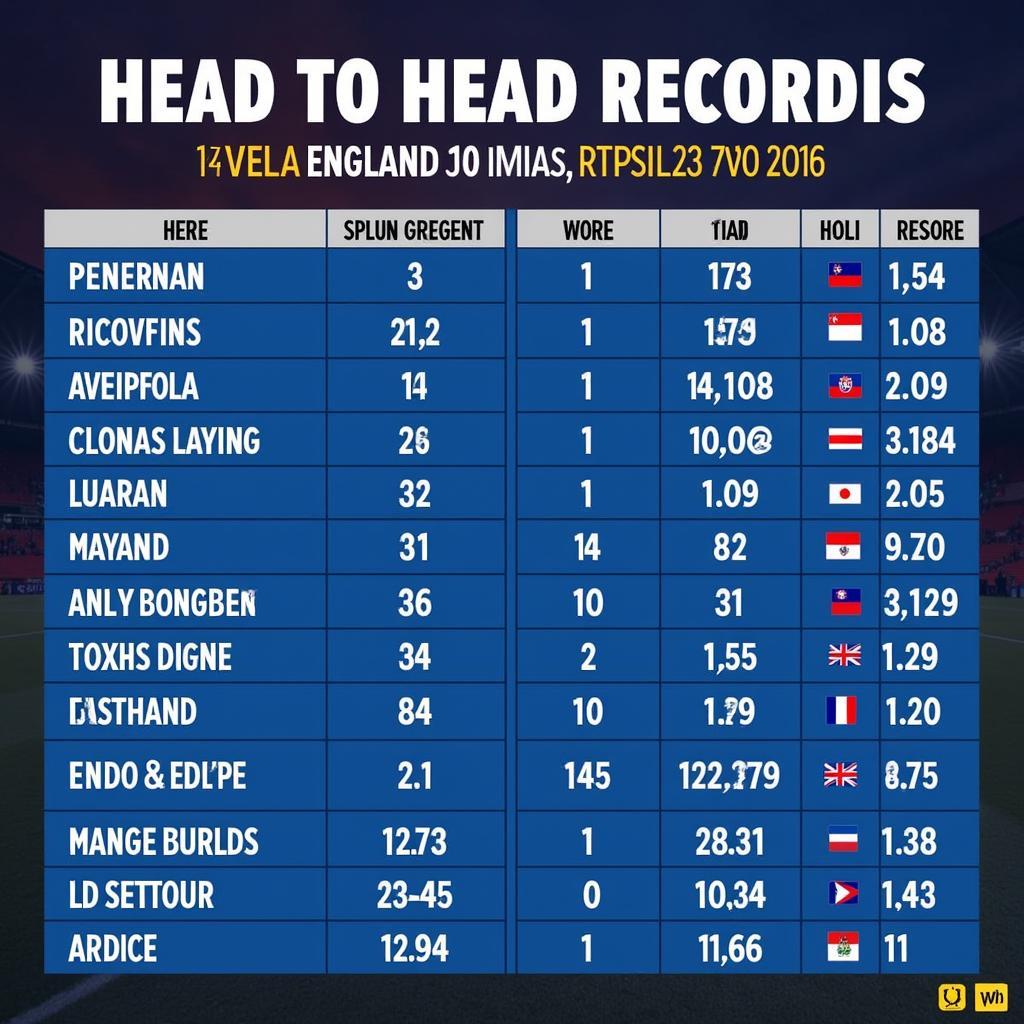 Lịch sử đối đầu Anh vs Slovakia