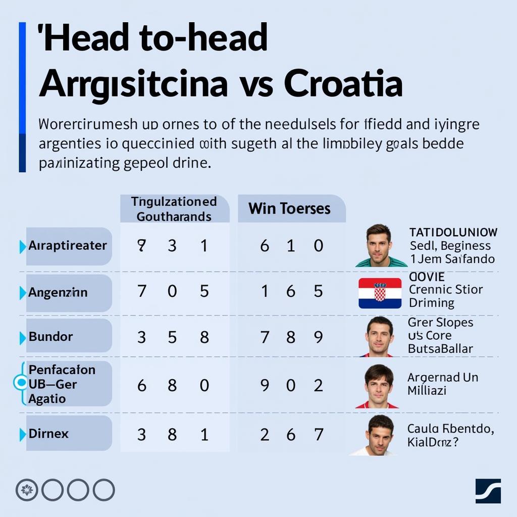 Lịch sử đối đầu Argentina vs Croatia