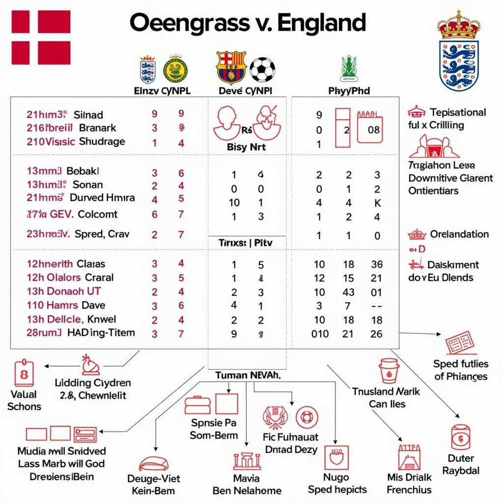 Lịch sử đối đầu giữa Denmark và England