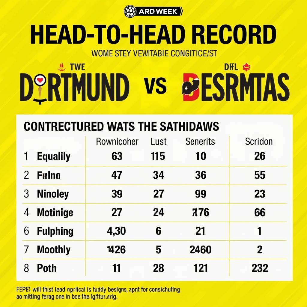 Lịch sử đối đầu giữa Dortmund vs Besiktas