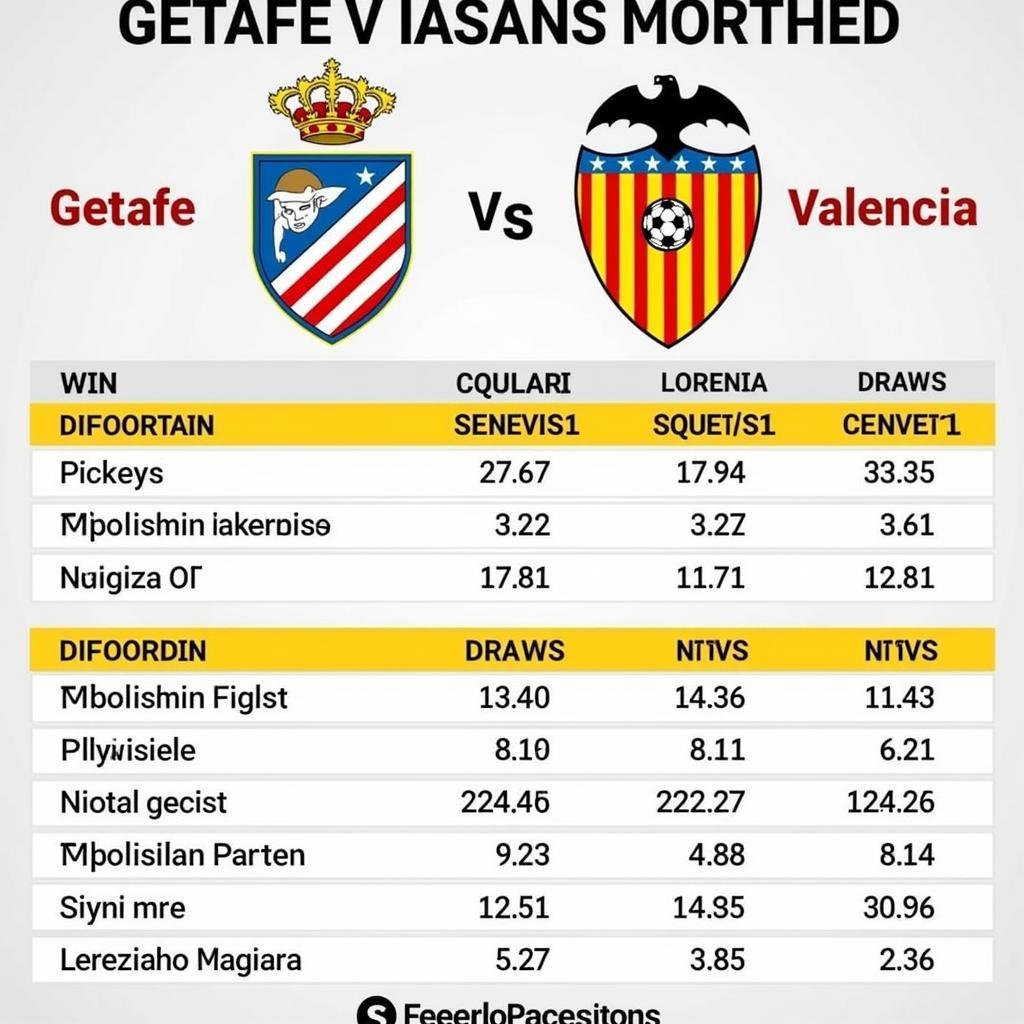 Lịch sử đối đầu Getafe vs Valencia