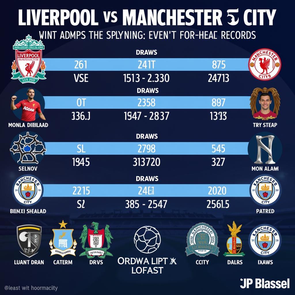 Lịch sử đối đầu Liverpool - Man City